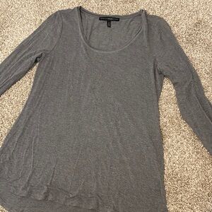 ☀️ 3 for 25 ☀️ White House black market Gray Long Sleeve Top